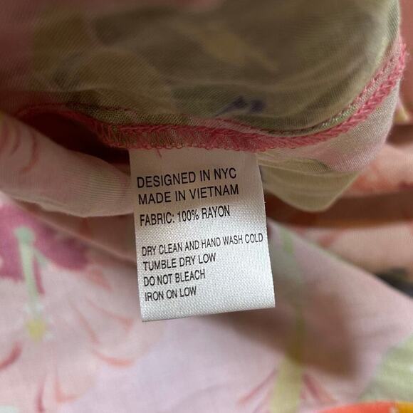 Yumi Kim Spring Fling Off Shoulder Maxi Dress Floral Mai Thai Pink Size 6 NWOT - Picture 7 of 9